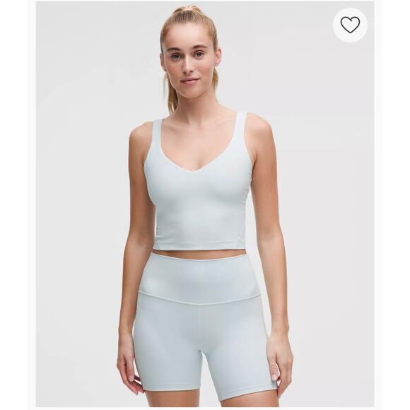 lululemon Align Tank Top Light Support, C/D Cup in White Size 6 - Picture 1 of 8